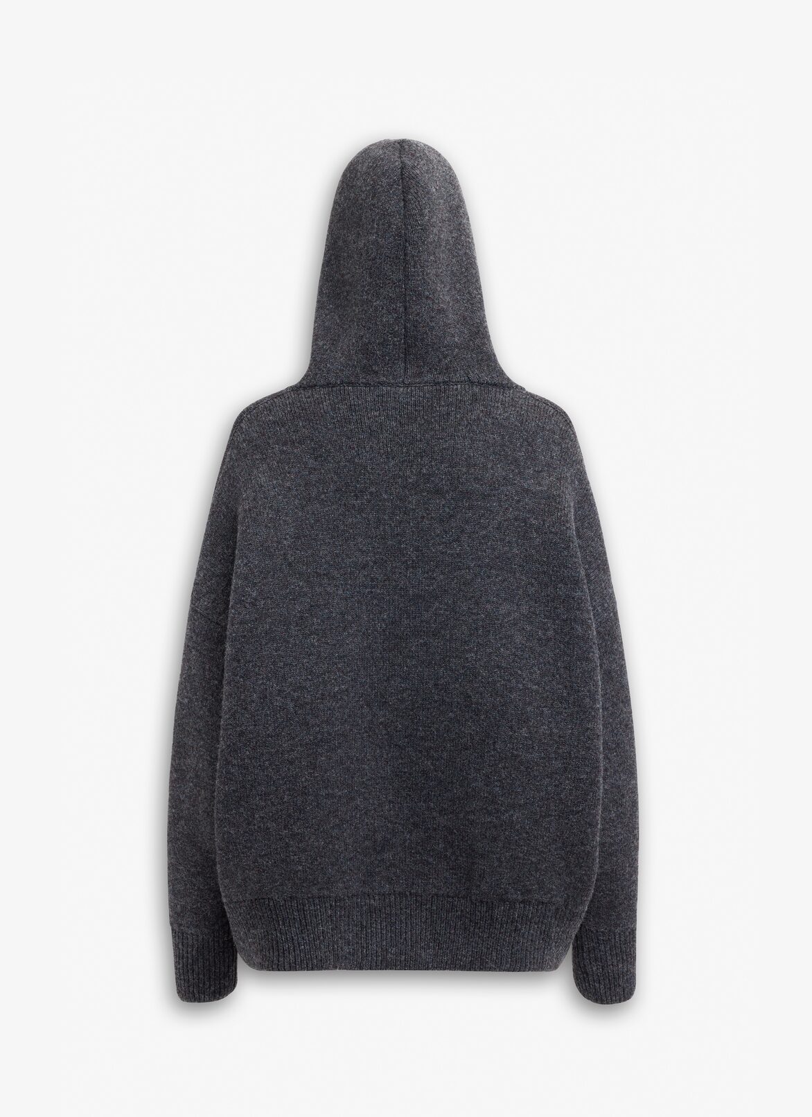 HOODED SHETLAND WOOL CARDIGAN ALAÏA  HOODED SHETLAND WOOL CARDIGAN